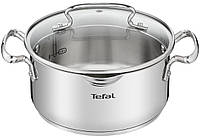 Tefal Каструля з кришкою DUETTO+, диаметр 20 см, нержавеющая сталь, обьем 2,9 л Baumar - Всегда Вовремя