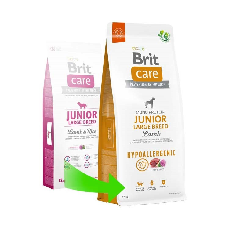 Корм для собак Brit Care Junior Large Breed Lamb abd Rice 12 kg