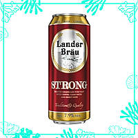 Пиво Lander Bräu Strong світле фільтроване 500мл