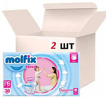 Підгузки-трусики Molfix Jumbo 6 junior extra 15-22 кг 76 шт