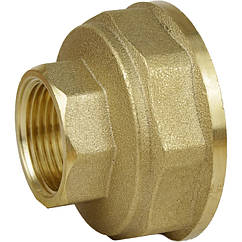 Муфта редукційна латунна 1 1/2″ВР х 1″ВР штампована восьмигранна А0337А VA (000025762)