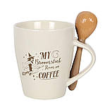 Чашка "Моя мітла працює на каві", фото 2