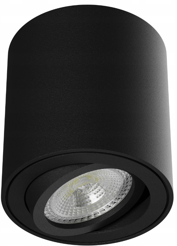 Галогенна лампа поверхневого монтажу GU10 LED круглий прожектор Smartled чорний