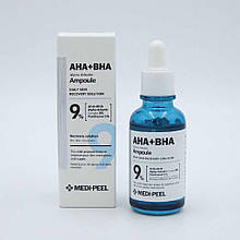 Пилінг-сироватка, що освітлює, з альфа-арбутином Medi-Peel AHA BHA Alpha Arbutin Ampoule 30ml