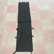 Автомобільні накидки з алькантари для передніх сидінь 150*34 см 2 шт./1уп Чорний (KG-10103), фото 4