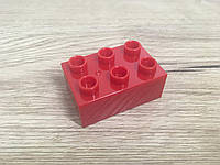Кубики 2х3 для Лего Дупло (червоний)