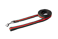 Поводок для собак Pet & Co Gucci Д 1,2м Ш 15 мм зелено-красный