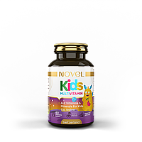 Вітаміни Novel Kids Мультивітаміни для дітей і підлітків таблетки жувальні No60