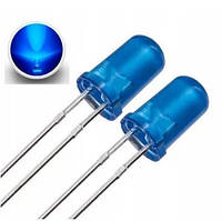 Светодиод синий ультраяркий 3 мм, 5 шт.