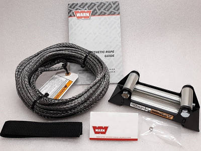 Комплект із синтетичного троса (6 мм х 15 м) та роликових направляючих WARN 77835