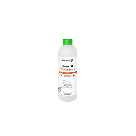 Пластифікатор Тепла підлога Compact 90 Standard для бетону стяжки 1 л, фото 1