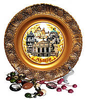 Сувенирная тарелка Львов декоративная подвесная тарелка сувенирная тарелка города Украины
