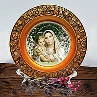 Сувенирная тарелка Неувядающий цвет Декоративная подвесная тарелка икона