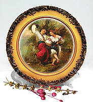 Декоративная подарочная тарелка Танцы Сувенирные тарелки с фото Декоративные тарелки на стену