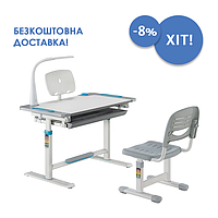 Парта + стілець трансформери FunDesk Littonia Blue