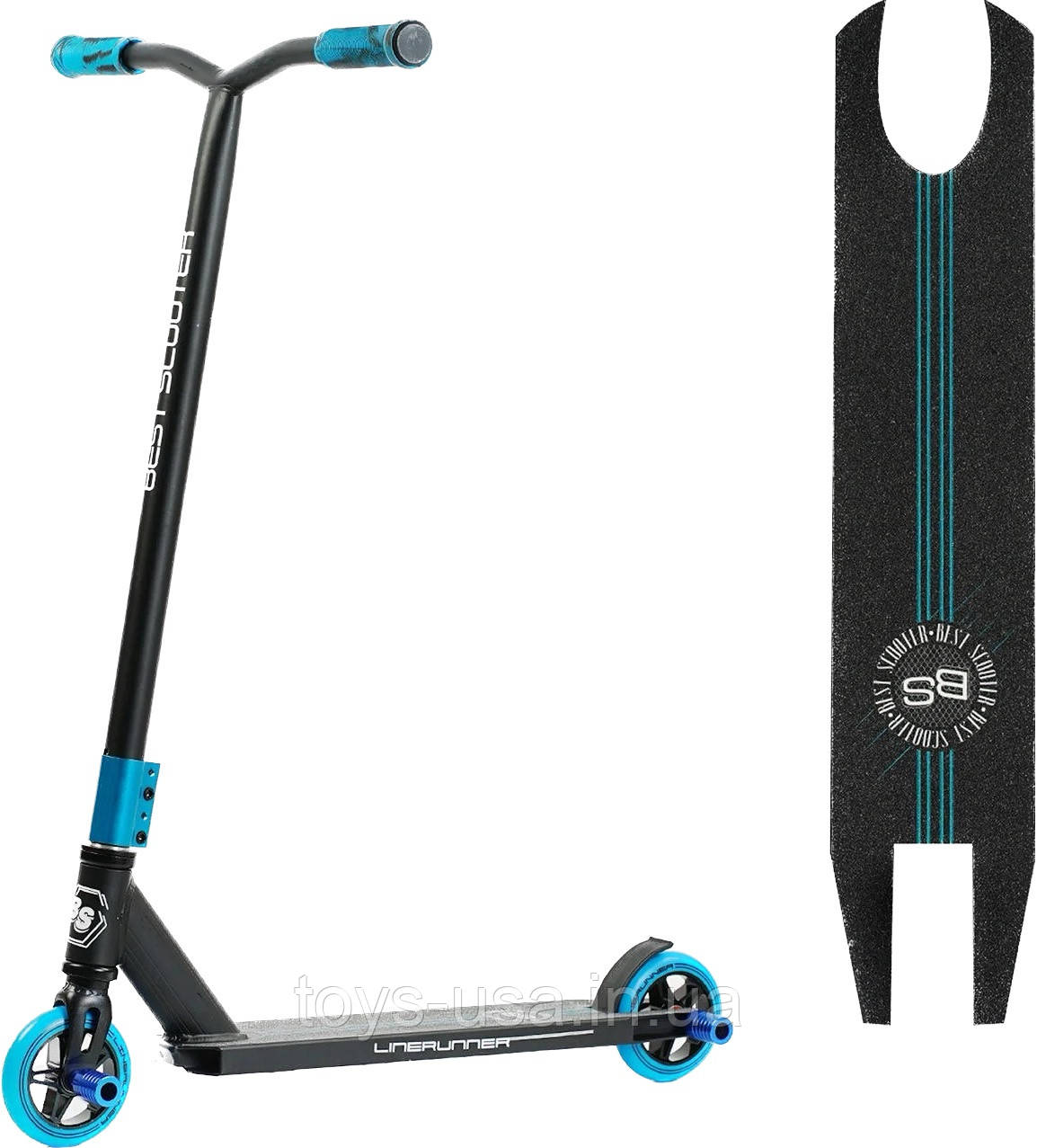 Самокат трюковий Best Scooter "LineRunner" (HIC-система, пеги, алюмінієвий диск) арт. LR-82063