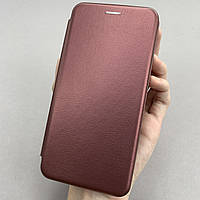Чехол-книга для Samsung Galaxy A30s книжка с подставкой на телефон самсунг а30с бордовая stn
