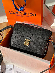 Жіноча сумка Луї Віттон чорна Louis Vuitton Pochette Metis Black