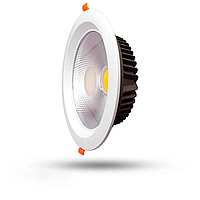 Светильник точечный GALAXY Premium COB 30 Вт 4100K LED белый металл