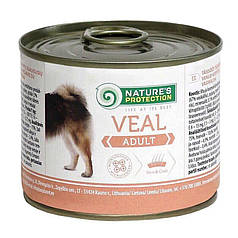 Nature's Protection Adult Veal Вологий корм для дорослих собак всіх порід з телятиною 200г