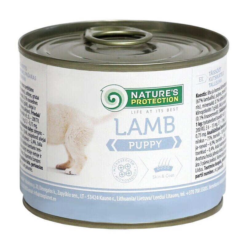 Nature's Protection Puppy Lamb Вологий корм для цуценят всіх порід з ягнятиною 200г