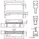 Роз'єм IDC-10, розетка на шлейф, крок 2.54 мм, фото 2