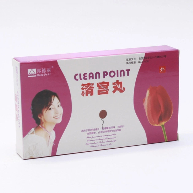 Китайські лікувальні фітотампони Clean Point в упаковці по 6 штук у вакуумних упаковках
