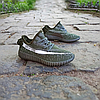 ЗНИЖКА! 36р (22.5см) Кросівки унісекс кеди Yeezy Sply 350 хакі зелені на кожен день, для спорту бігу, фото 6