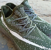 ЗНИЖКА! 36р (22.5см) Кросівки унісекс кеди Yeezy Sply 350 хакі зелені на кожен день, для спорту бігу, фото 8