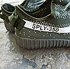 ЗНИЖКА! 36р (22.5см) Кросівки унісекс кеди Yeezy Sply 350 хакі зелені на кожен день, для спорту бігу, фото 9