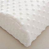 Зручна ортопедична подушка Casablanket з анатомічною формою для нормалізації тонусу м'язів 48х27х10см., фото 4