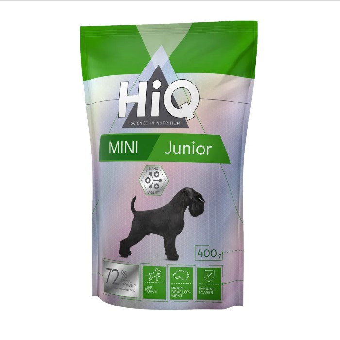 Nature's Protection HiQ Mini Junior Сухий корм для цуценят та молодих собак малих порід 400г