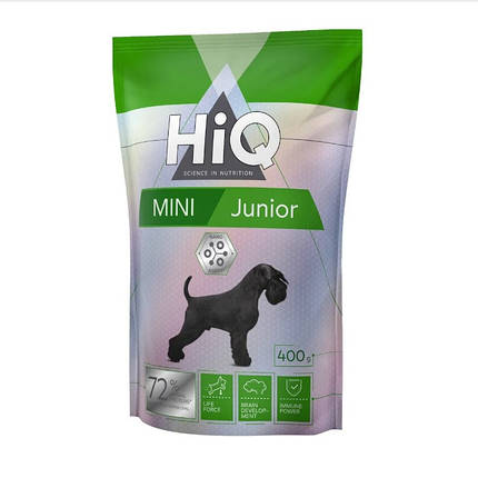 Nature's Protection HiQ Mini Junior Сухий корм для цуценят та молодих собак малих порід 400г, фото 1