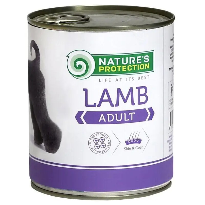Nature's Protection Adult Lamb Вологий корм для дорослих собак всіх порід з ягнятиною 400г