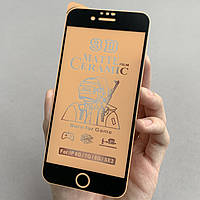 Защитная пленка для Apple iPhone 8 матовая керамическая пленка на телефон айфон 8 черная CRM