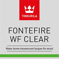 Tikkurila Fontefire WF Clear - вспучивающийся огнезащитный лак для древесины, 20 л