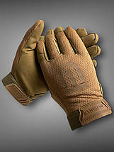 Тактичні штурмові рукавички Ultimatum Койот для ЗСУ,армійські повнопалі рукавички, фото 2