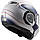 LS2 FF906 Advant Cooper White Blue, XS Мотошолом модуляр/трансформер з окулярами, фото 4