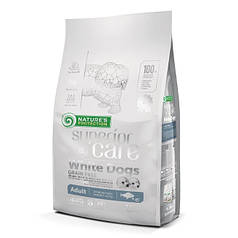 Nature's Protection White Dogs Adult Small Корм для дорослих собак малих порід з білим забарвленням 1.5кг