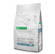 Nature's Protection White Dogs White Adult Large Корм для дорослих собак великих порід з білою шерстю 1,5кг