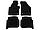 Килимки ворсові в салон на Lifan Solano`08 - чорні, фото 2