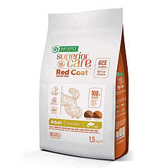 Nature's Protection Red Coat Small Breeds Корм для дорослих собак дрібних порід з рижим окрасом шерсті 1,5кг