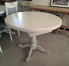 Стіл обідній круглий розкладний К-3 GOOD WOOD Руськополянський Меблевий Комбінат Явір, фото 2