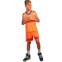 Форма баскетбольна дитяча Lingo без номера (зріст 120-165 см, оранжева)