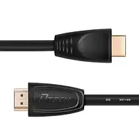 Відео-кабель Dtech DT-H004 2 м HDMI (тато) - HDMI (тато) Black