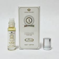 Арабські масляні духи Al-Rehab Ambassador WHITE 6 мл, фото 1