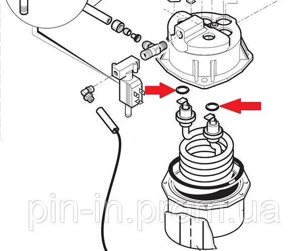 Купить Уплотнитель тэна бойлера вендинговых кофемашин Saeco 11000972 ...