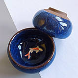 Піала для чаю Кої "Колотий лід" Синя, фото 2