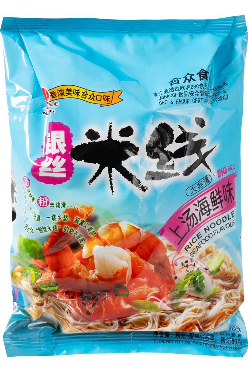 Локшина швидкого приготування з морепродуктами HEZHONG 105 г