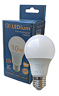 Светодиодная LED лампа LEDium A60 10W 4100К Е27 230V